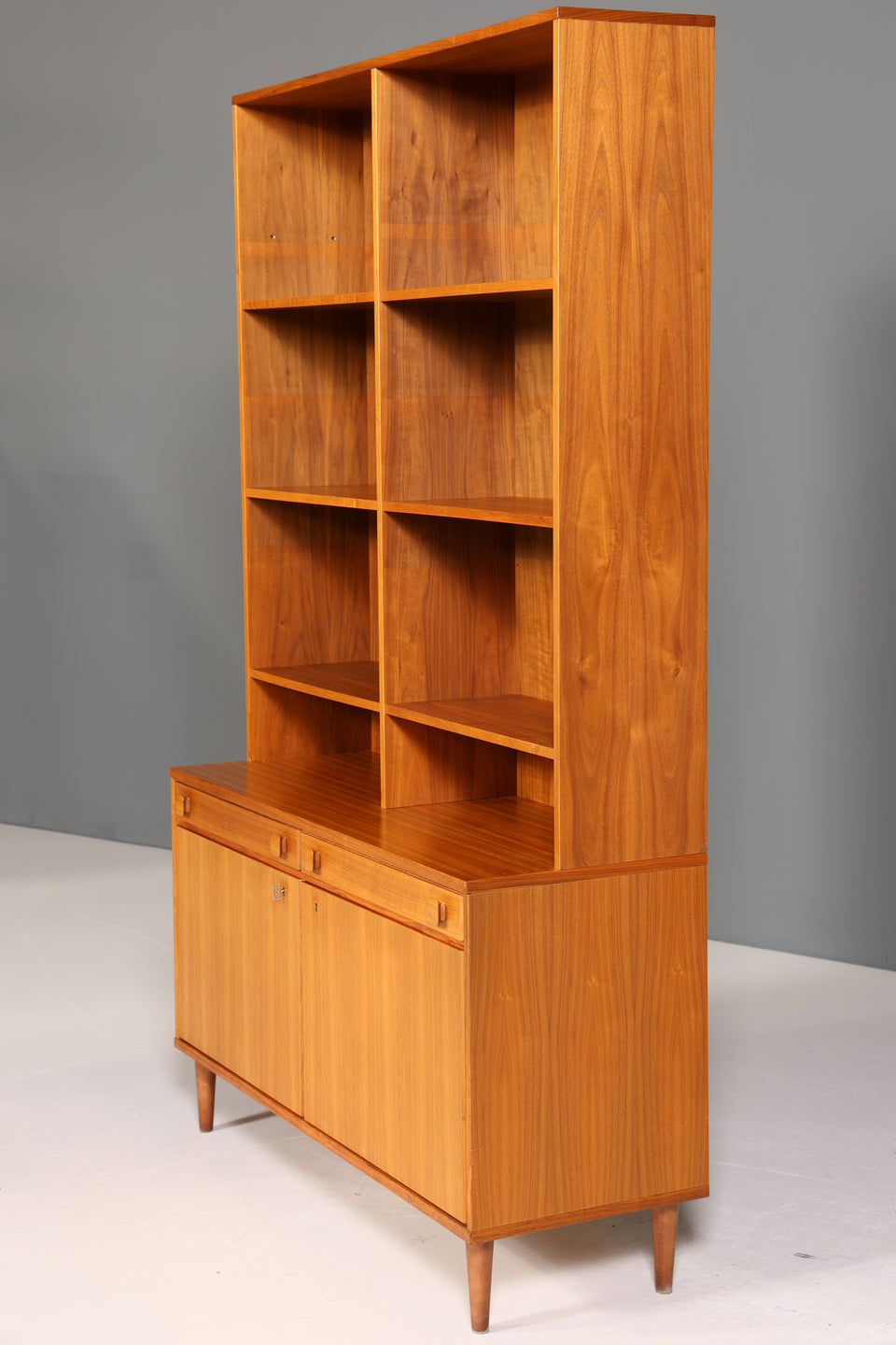 Wunderschönes Mid Century Regal "Ulferts- Made in Sweden" echt Holz Schrank Retro Kommode Vintage Bücherregal 60er Jahre