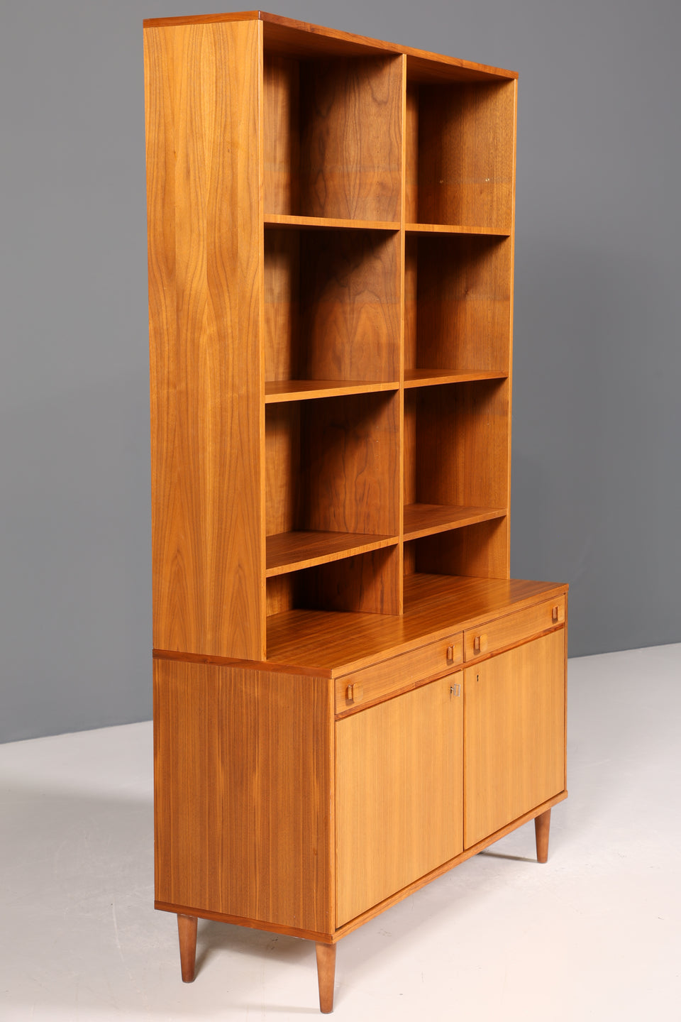 Wunderschönes Mid Century Regal "Ulferts- Made in Sweden" echt Holz Schrank Retro Kommode Vintage Bücherregal 60er Jahre