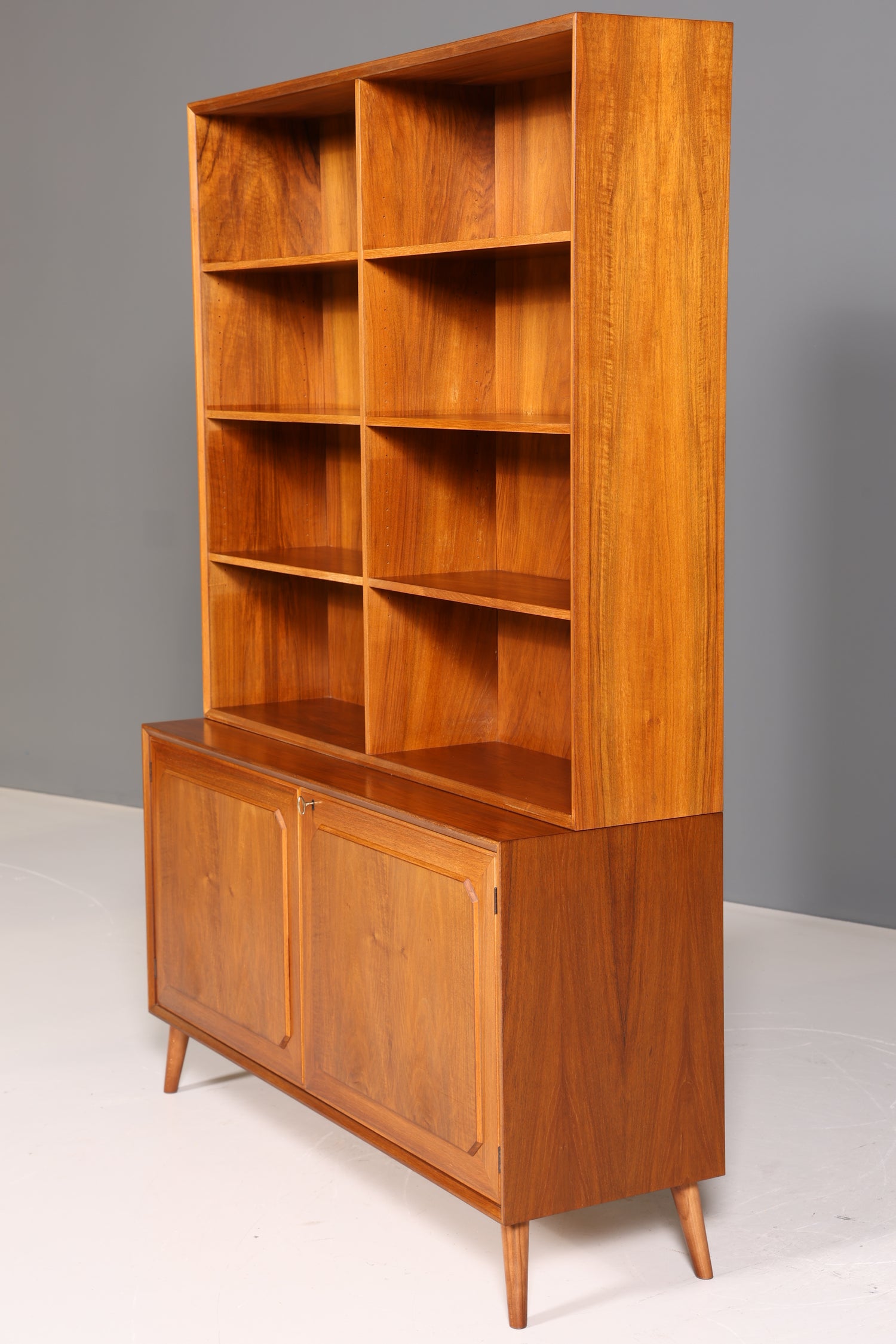 Mid Century Bookcase Danish Design Cabinet Retro Chest of Drawers &quot;Made in Denmark&quot; Shelf 60s