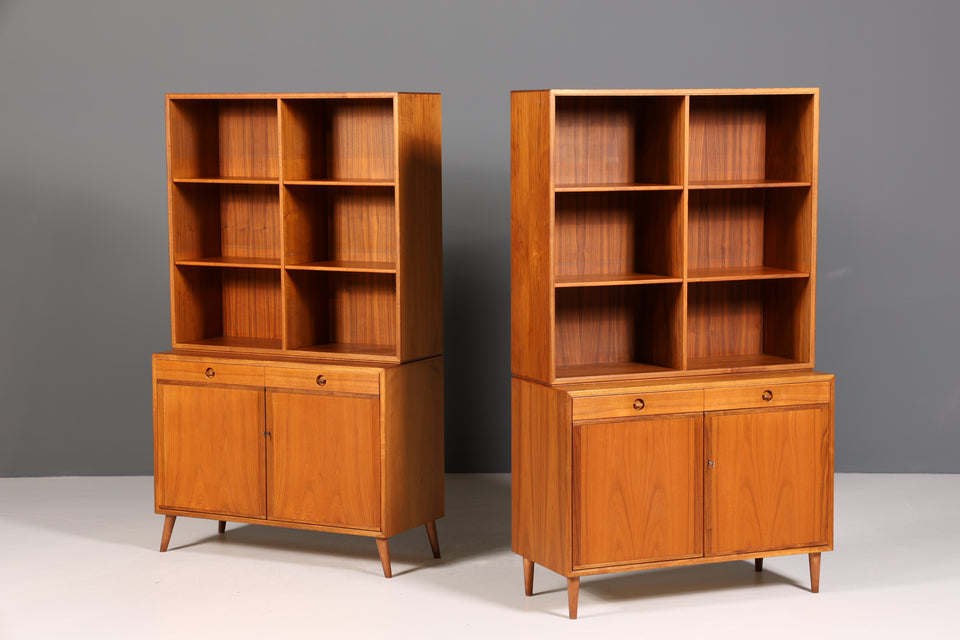 Wunderschönes Mid Century Regal Made in Denmark echt Holz Schrank Danish Design Retro Kommode Vintage Bücherregal 60er Jahre 1 von 2