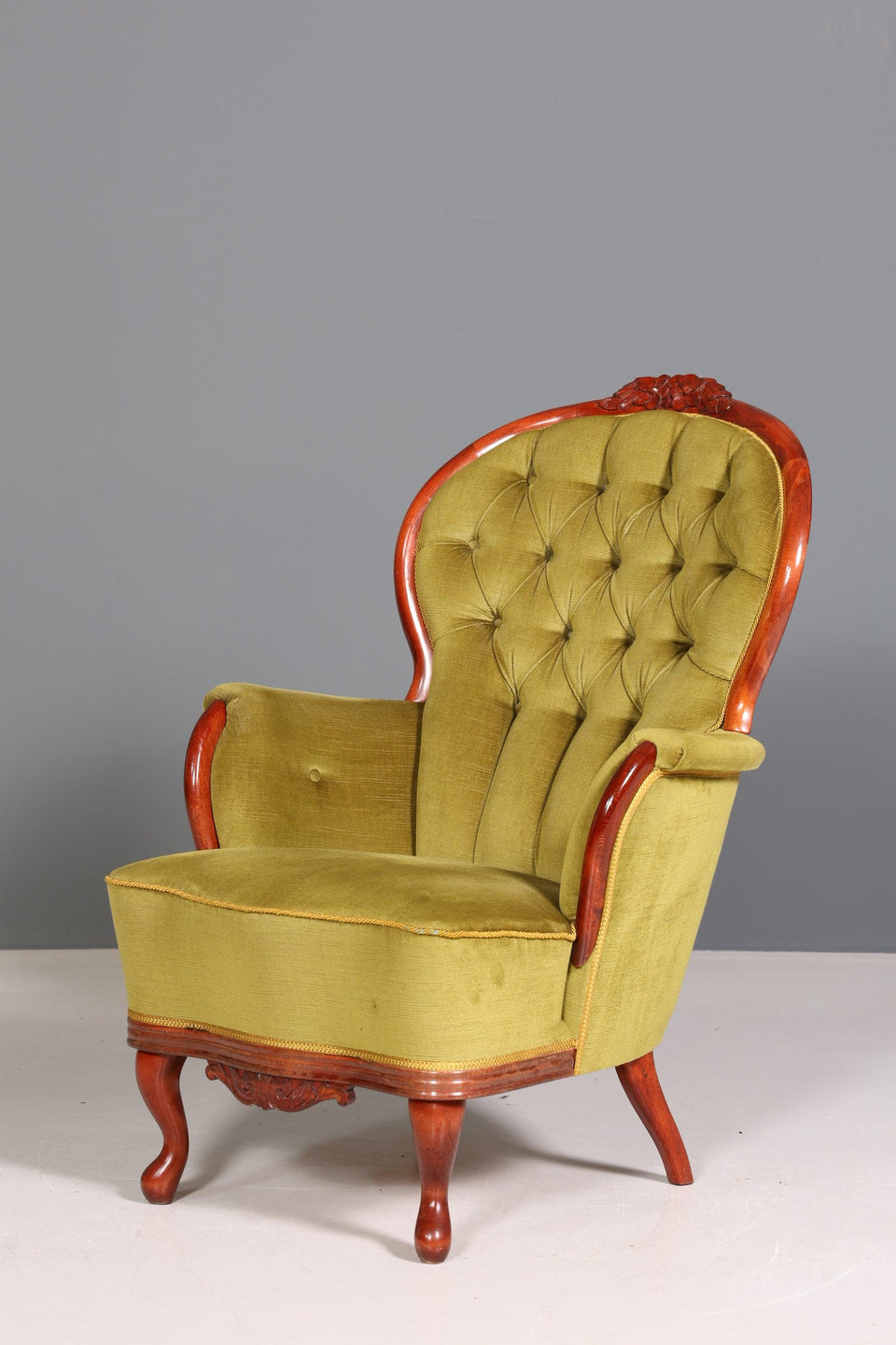 Wunderschöner Sessel im Louis Philippe Stil 60s "Bergère" Barock Stil 1 von 2