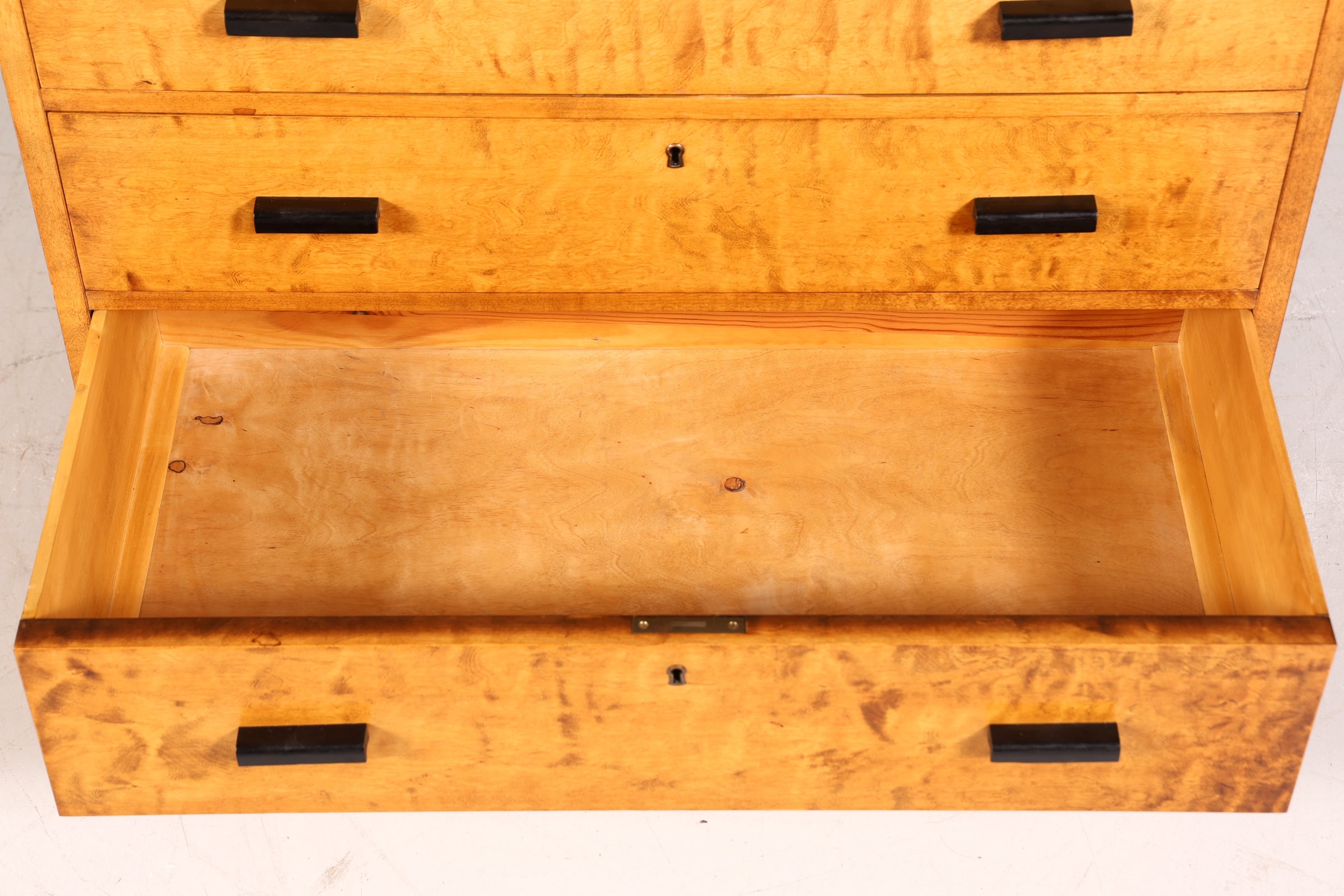 Beautiful secretary around 1940 writing furniture real wood chest of drawers desk