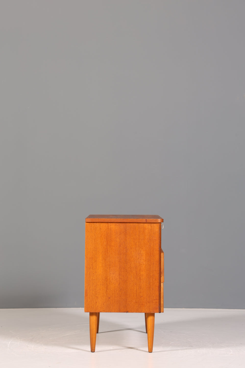 Schlichte Mid Century Kommode "Made in Denmark" Teak Holz Sideboard Wäschekommode echt Holz Schubladenkommode