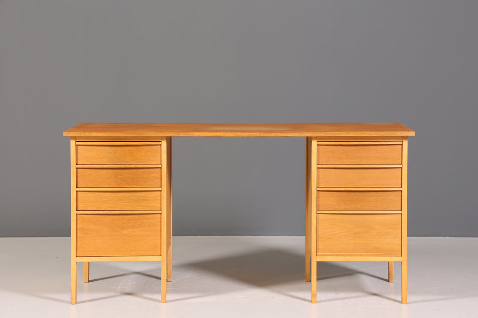 Wunderschöner Mid Century Schreibtisch echt Holz Made in Denmark Tisch Bürotisch Office Desk 60er Jahre