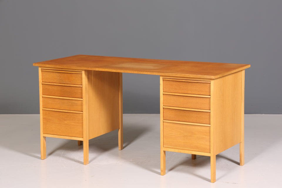 Wunderschöner Mid Century Schreibtisch echt Holz Made in Denmark Tisch Bürotisch Office Desk 60er Jahre