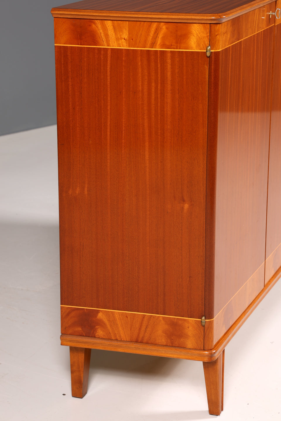 Edles Mid Century Highboard Sideboard Vintage Schrank 60er Jahre Büro Kommode Aktenschrank