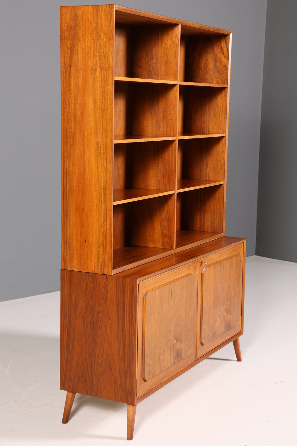 Edler Mid Century Bücherregal Danish Design Schrank Retro Kommode "Made in Denmark" Regal 60er Jahre