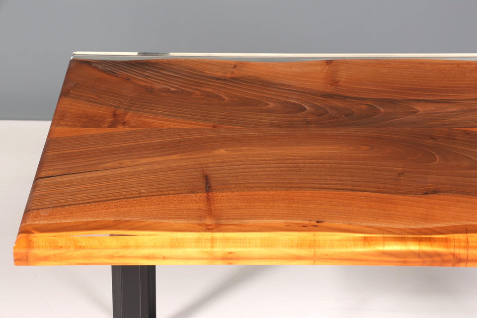 Noble epoxy resin table walnut dining room 160-90cm table epoxy solid wood kitchen table