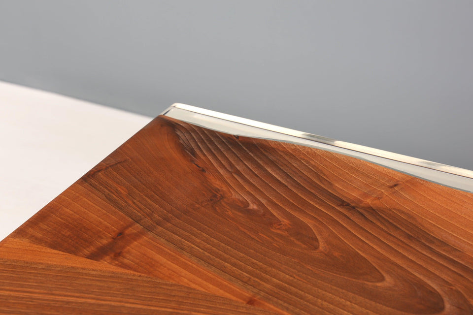 Noble epoxy resin table walnut dining room 160-90cm table epoxy solid wood kitchen table