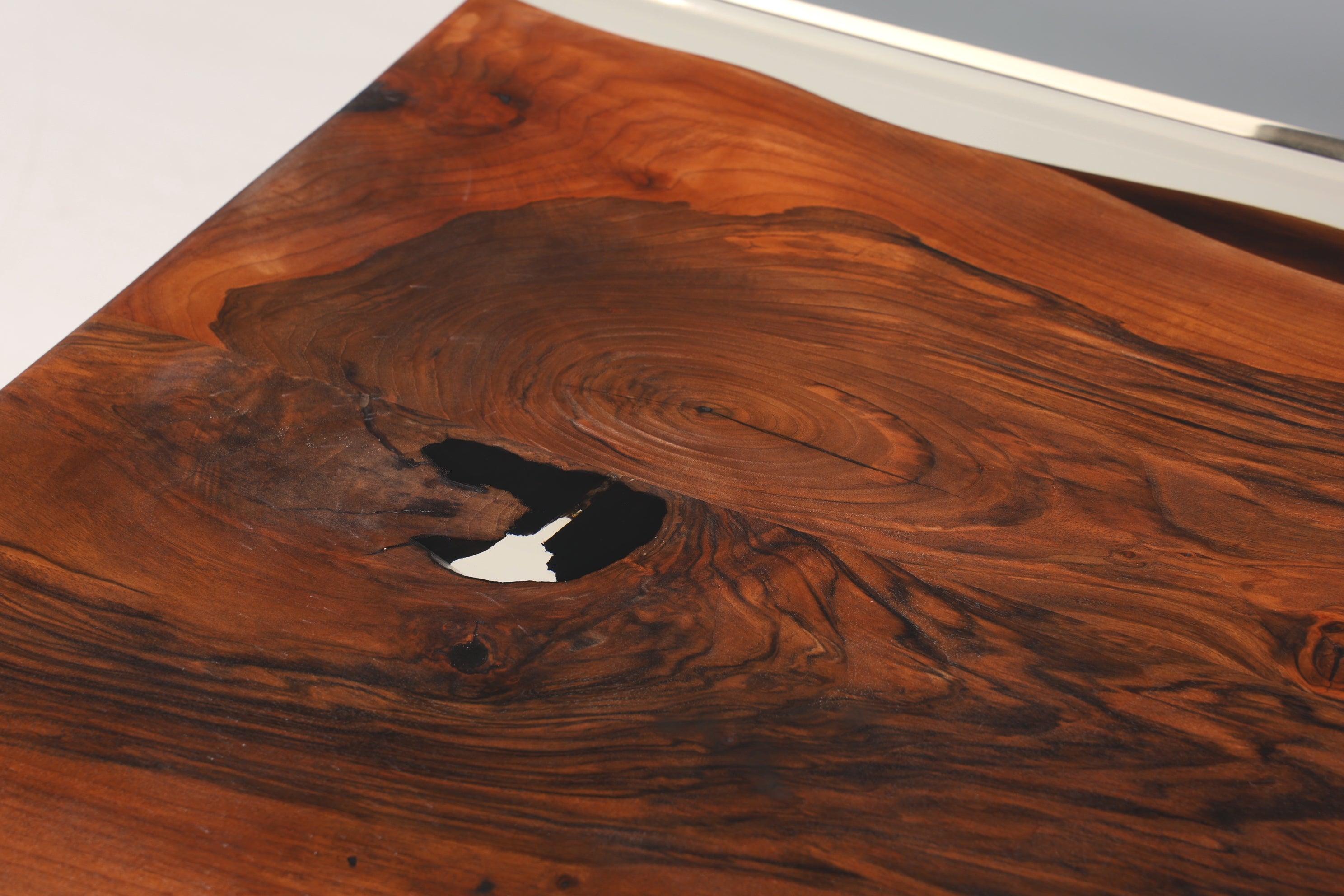 Impressive Epoxy Resin Table 200-90cm Walnut Dining Table River Table Kitchen Table