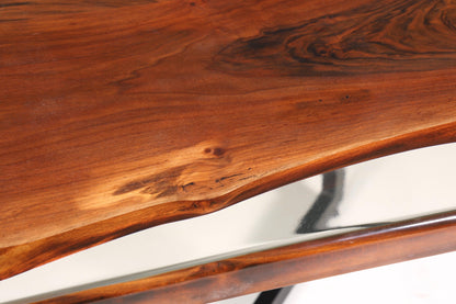 Impressive Epoxy Resin Table 200-90cm Walnut Dining Table River Table Kitchen Table