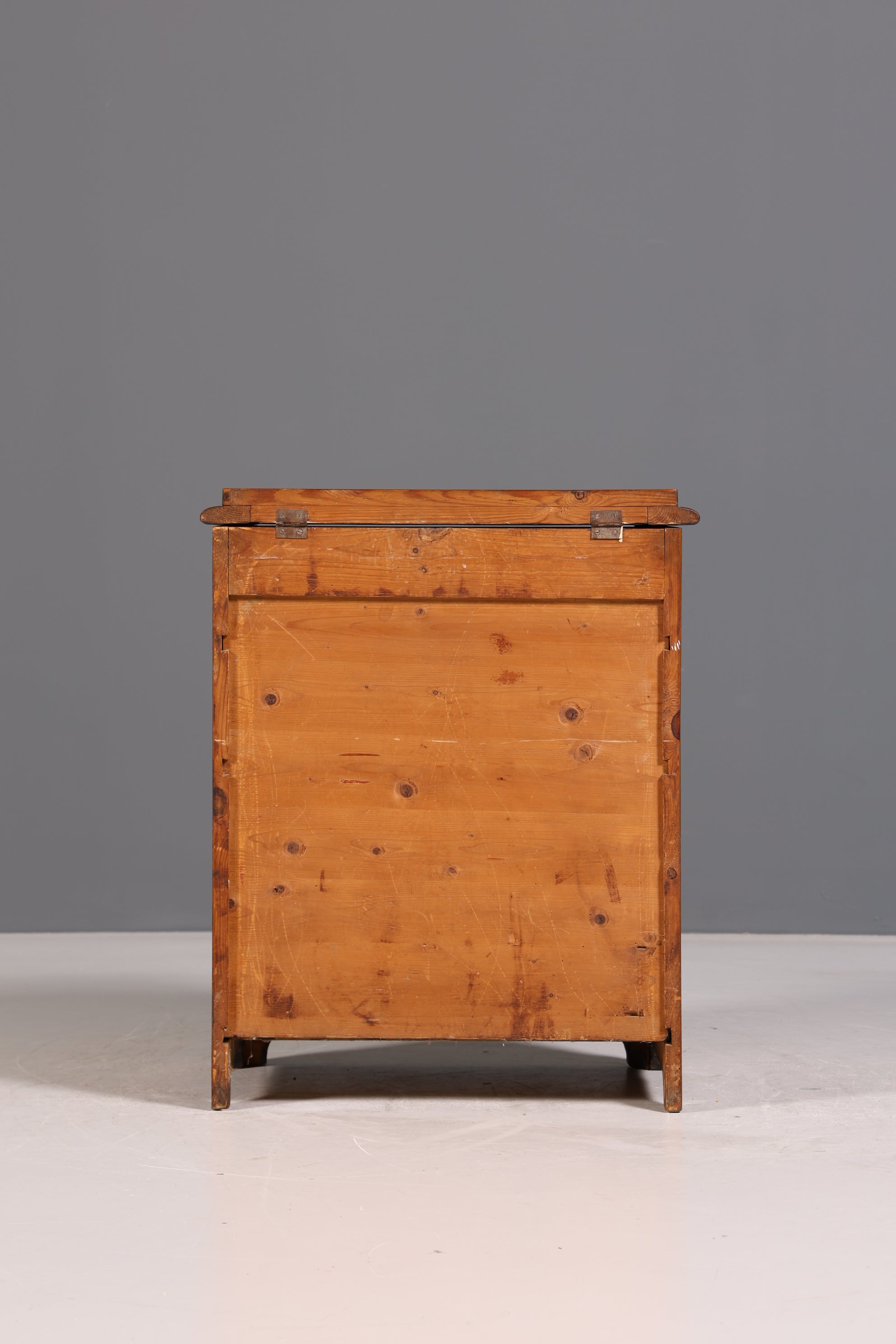 Beautiful Wilhelminian style chest of drawers Louis Philippe walnut sideboard around 1880