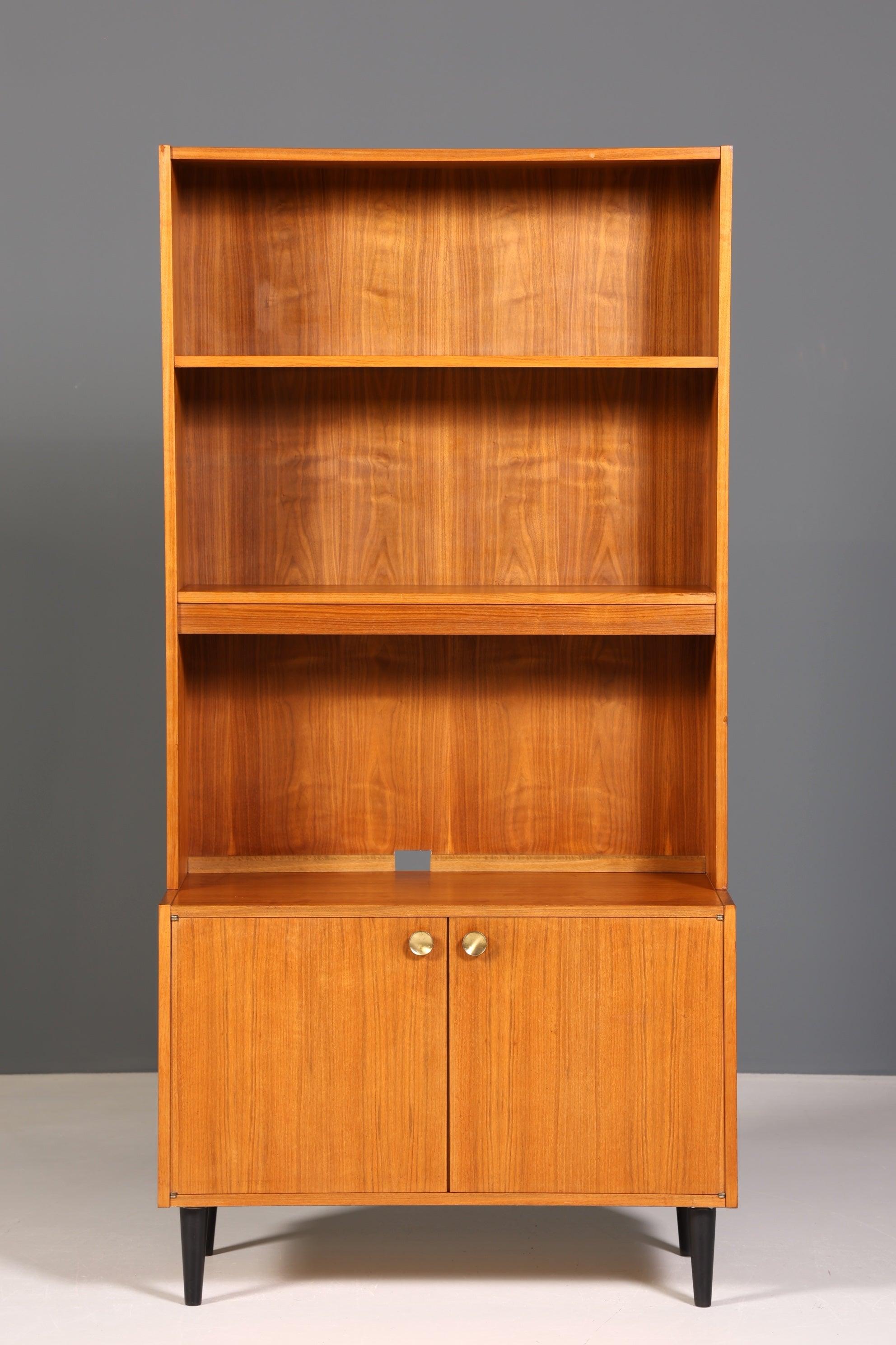 Stylish Mid Century Shelf Vintage Cabinet Retro Bookcase 60s