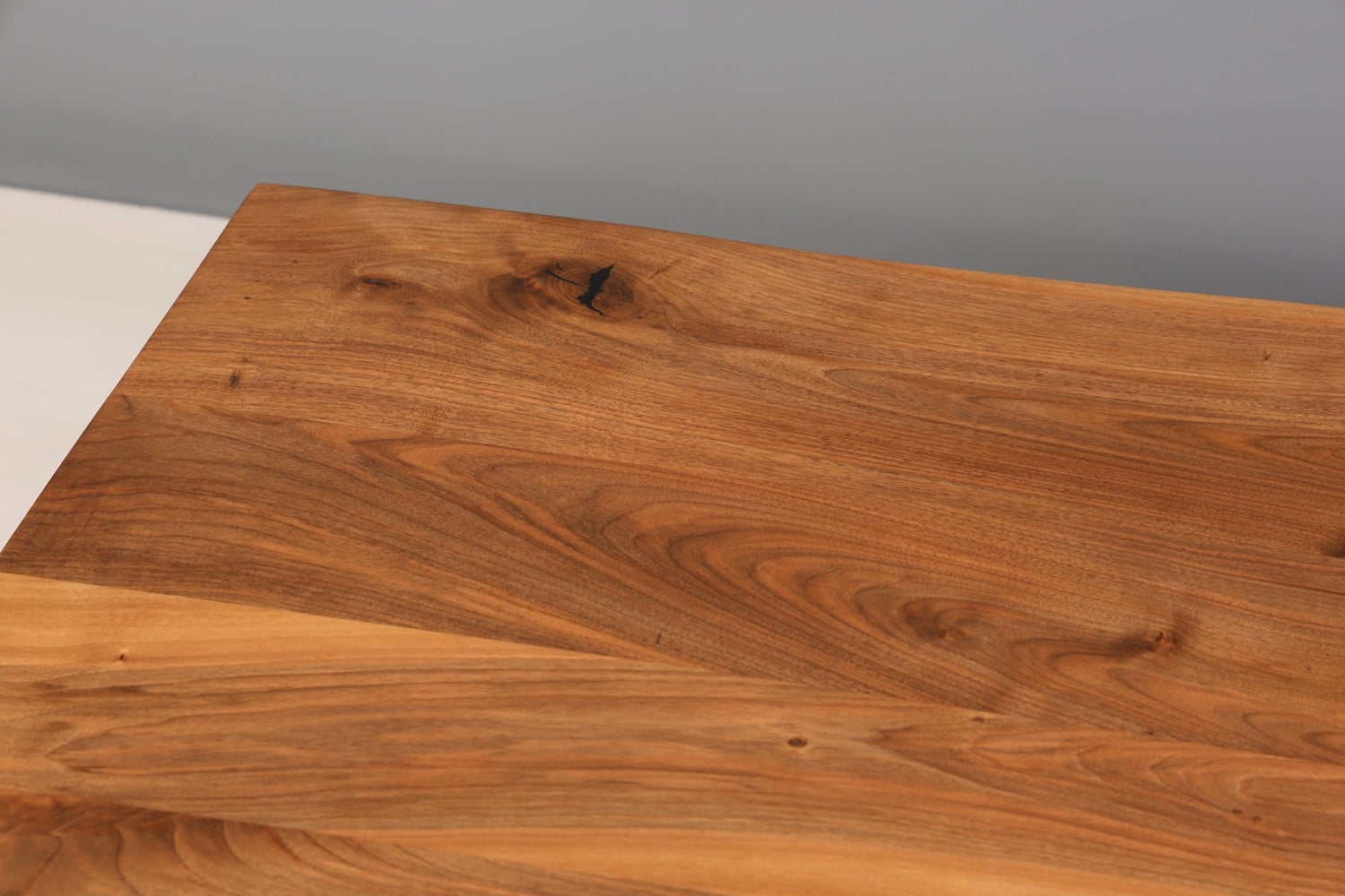 Impressive walnut table 160cm-90cm dining room table tree edge top solid wood kitchen table