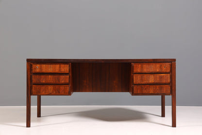 Rare mid-century desk made of rosewood wood &quot;Model 77 by Gunni Omann for Omann Jun Møbelfabrik&quot; 1960s