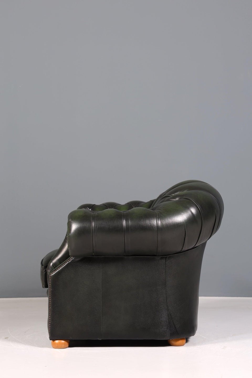 Beautiful original Chesterfield Centurion armchair green English armchair English men's armchair