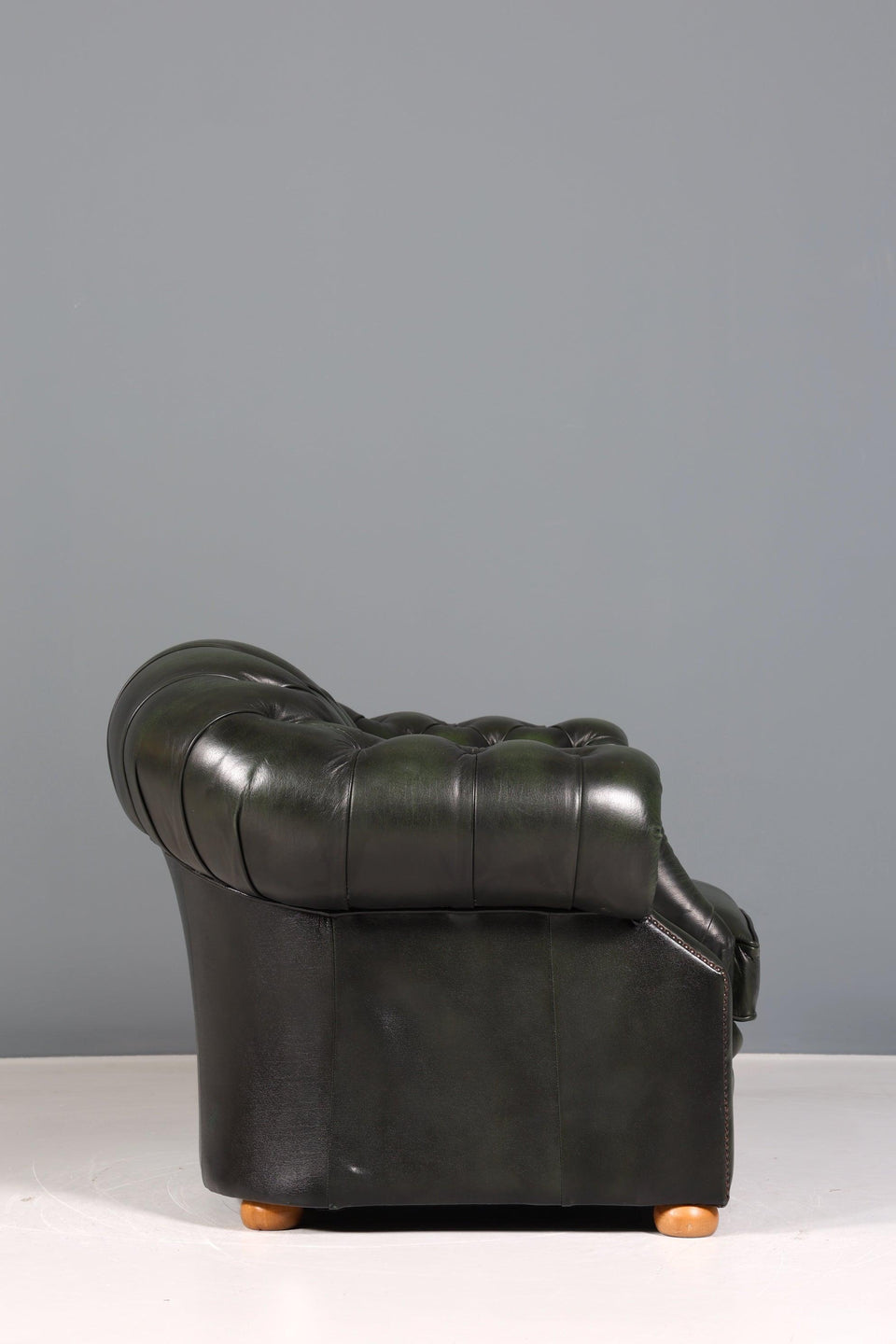 Beautiful original Chesterfield Centurion armchair green English armchair English men's armchair