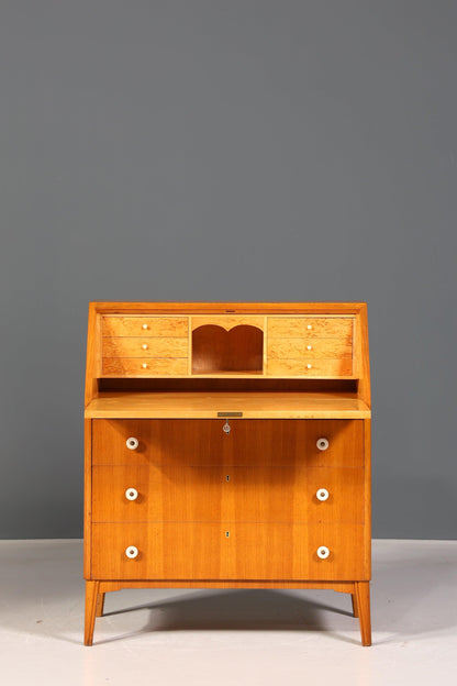 Beautiful Mid Century Secretary Danish Design Office Cabinet Writing Desk 60s Desk Office