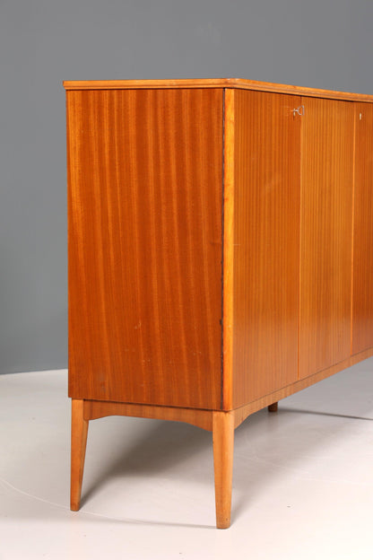 Stilvolles Mid Century Highboard Sideboard Vintage Schrank 60er Jahre Büro Kommode Aktenschrank