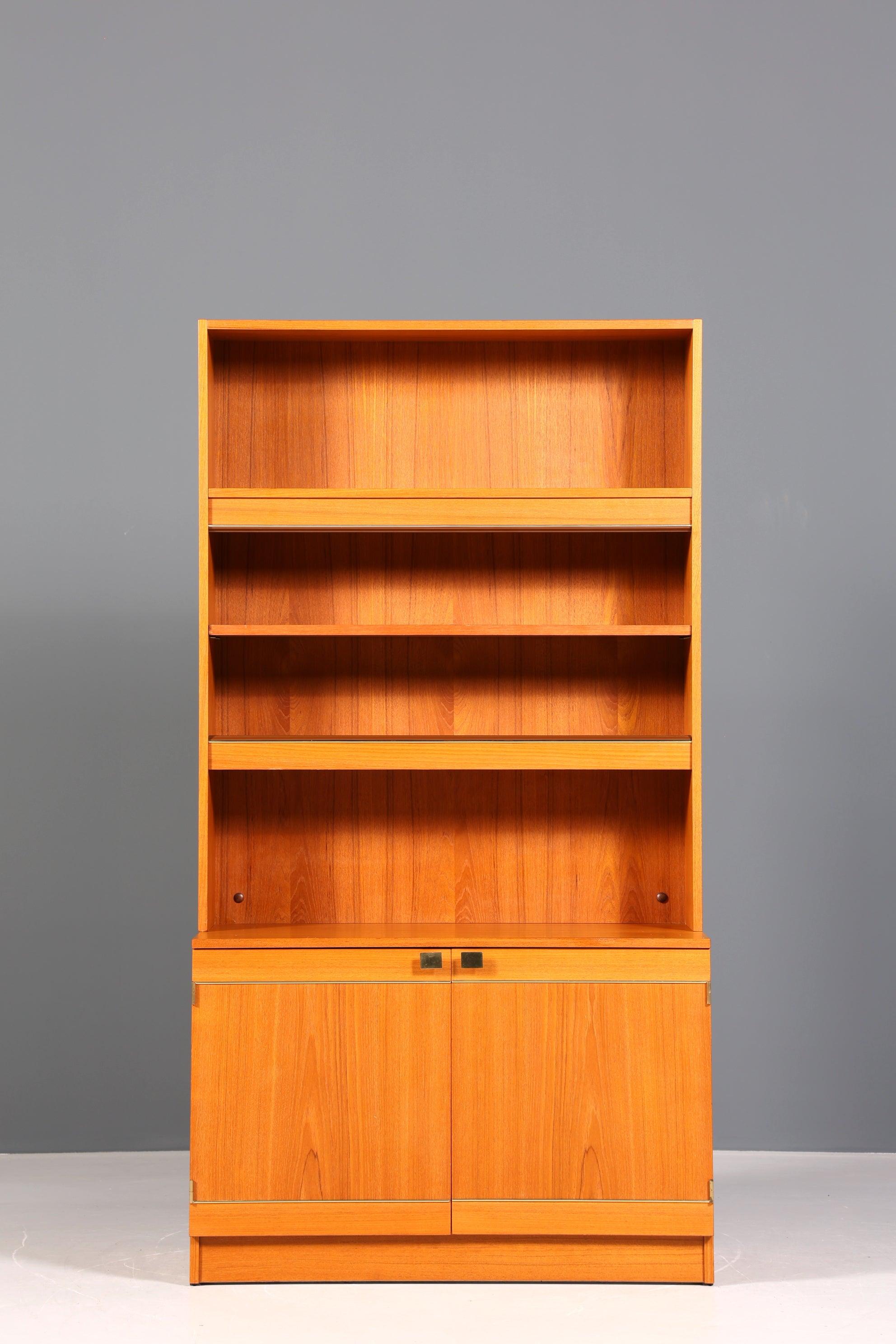 Traumhafter Mid Century Schrank Vintage Bücherregal Retro Holz Regal Highboard 60er Jahre