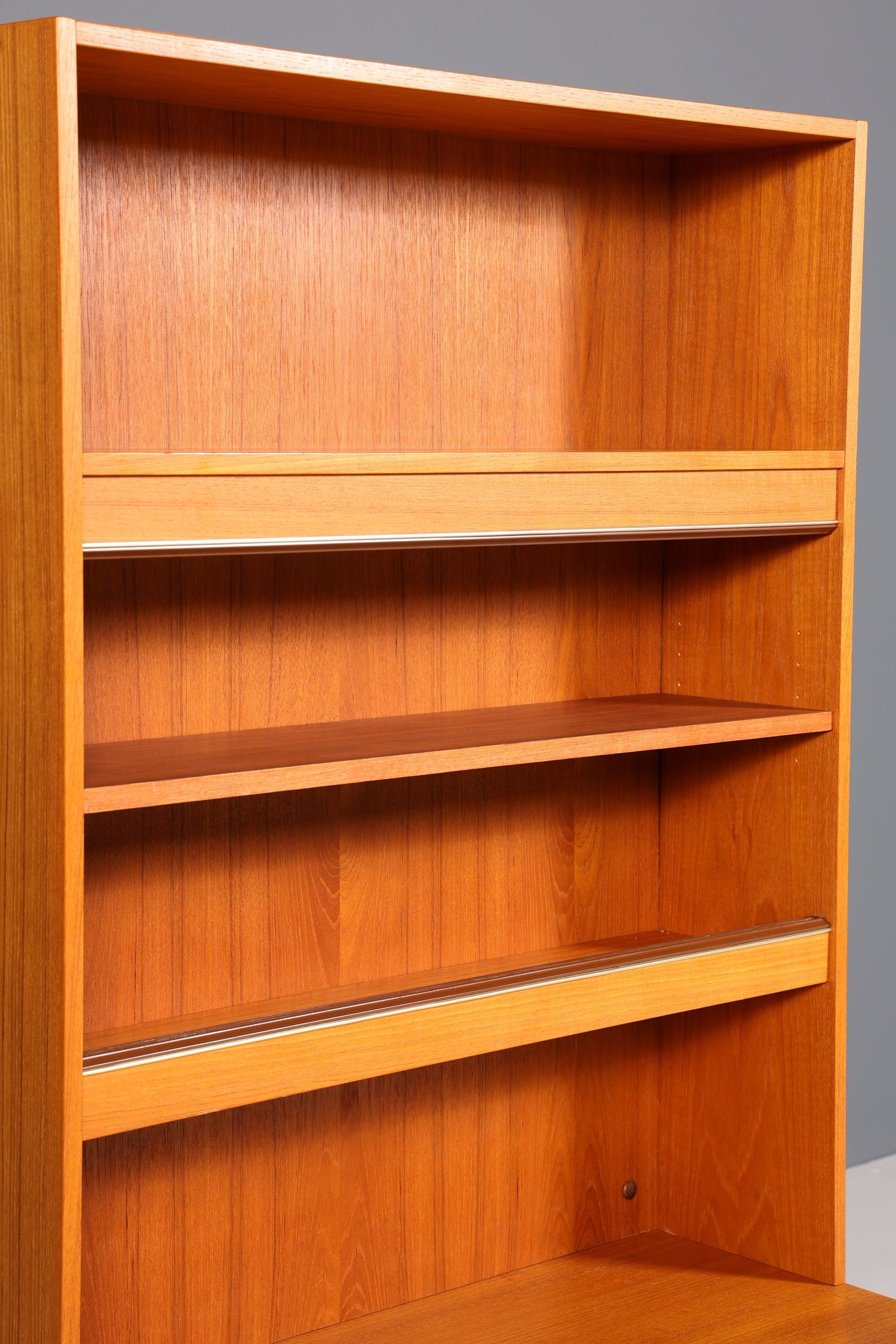 Traumhafter Mid Century Schrank Vintage Bücherregal Retro Holz Regal Highboard 60er Jahre