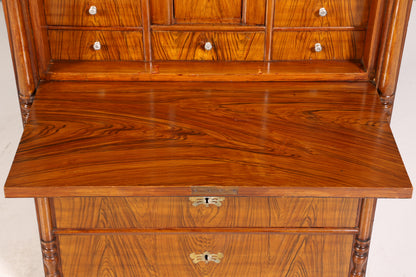 Edler Gründerzeit Sekretär Vertiko Highboard Louis Philippe Kommode um 1880