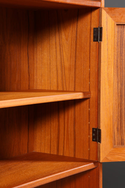 Wunderschönes Mid Century Regal Vintage Teak Holz Schrank &quot;Made in Sweden&quot; Bücherregal Kommode