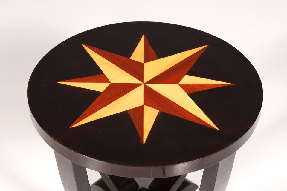 Stylish Art Deco design table luxury coffee table side table star storage table