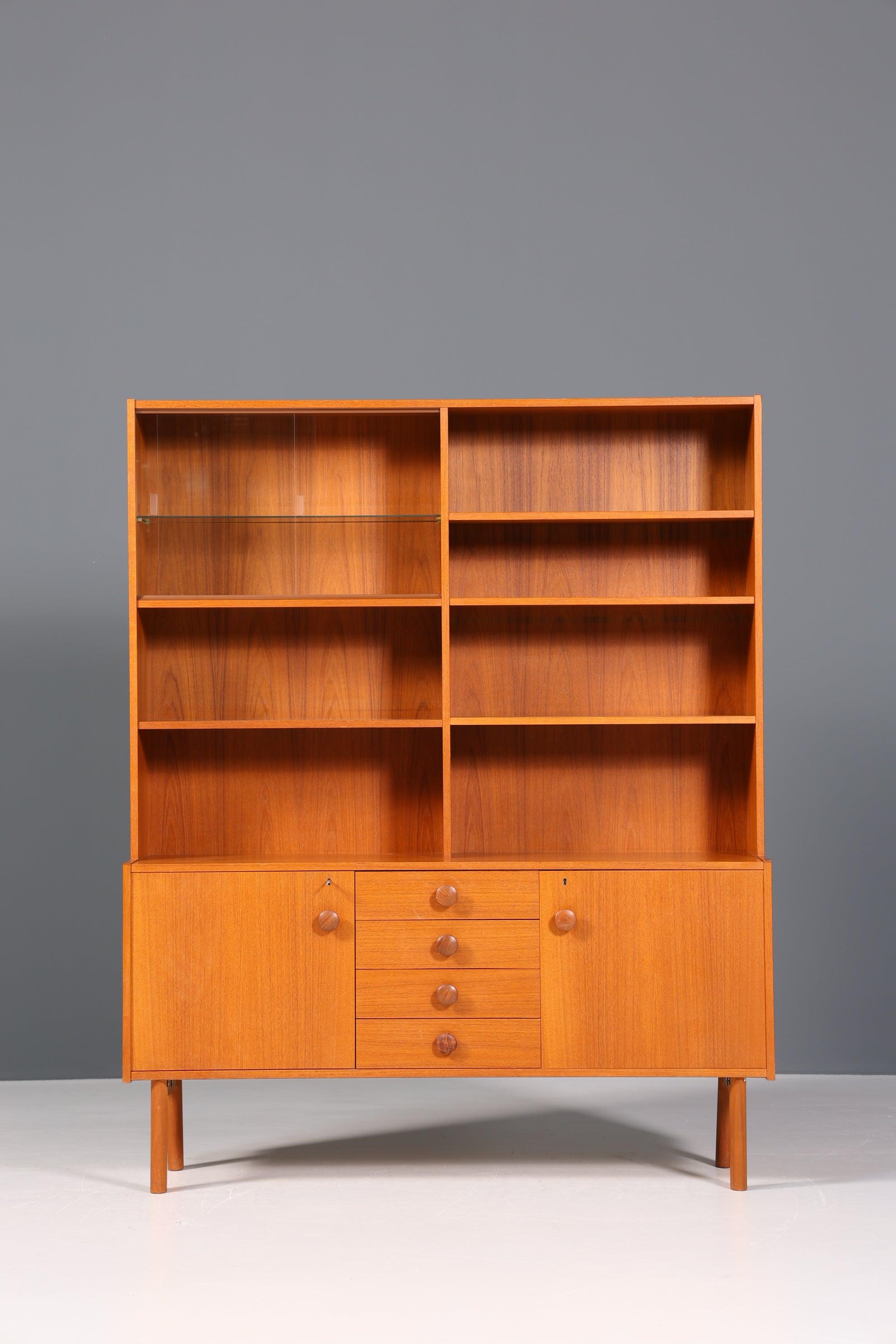 Beautiful Mid Century Shelf Danish Design Cabinet Display Cabinet Vintage Chest of Drawers Scandinavian Bookcase