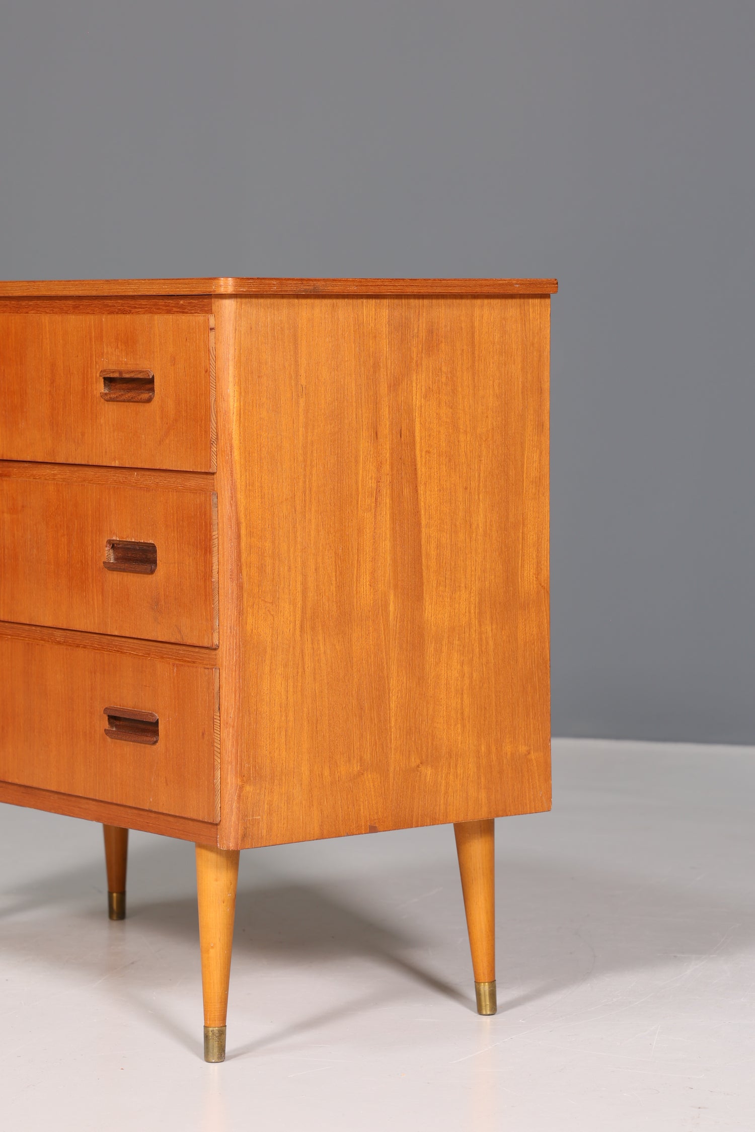 Wunderschöne Mid Century Kommode Teak Holz Sideboard Flur Kommode 60s Schubladenkommode