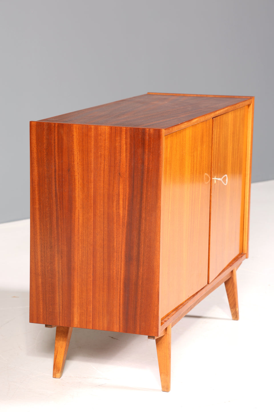 Stilvolle Mid Century Kommode Vintage echt Holz Schrank Retro Flur Kommode 60s