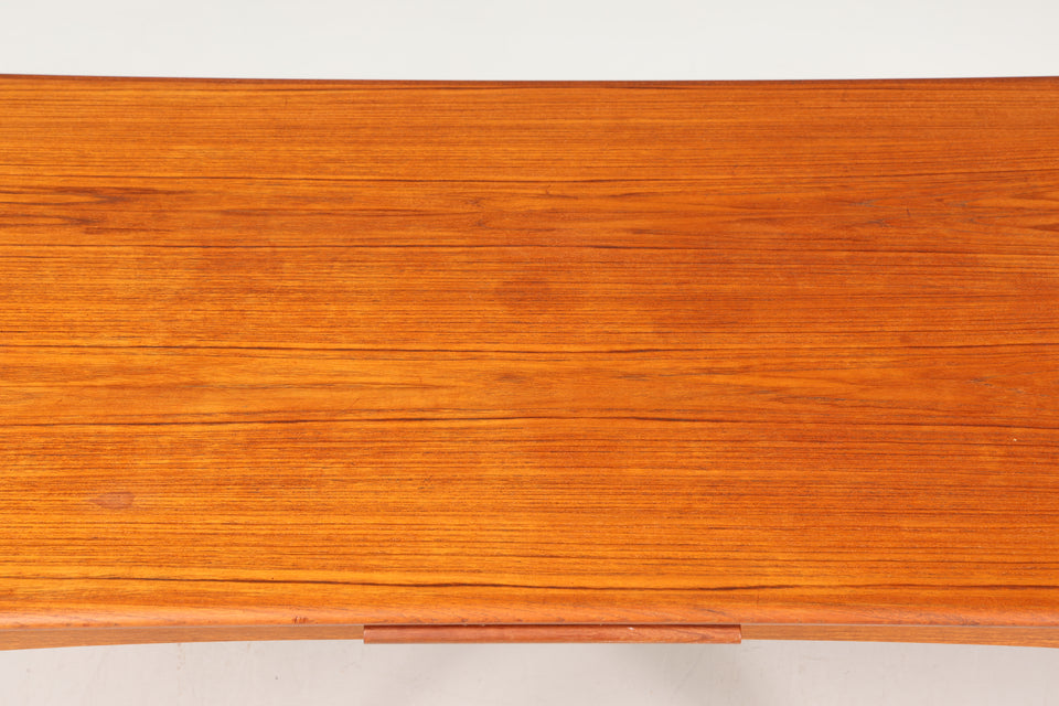 Edler Mid Century Esstisch ausziehbarer Danish Design Teak Holz Küchentisch Esszimmer Tisch