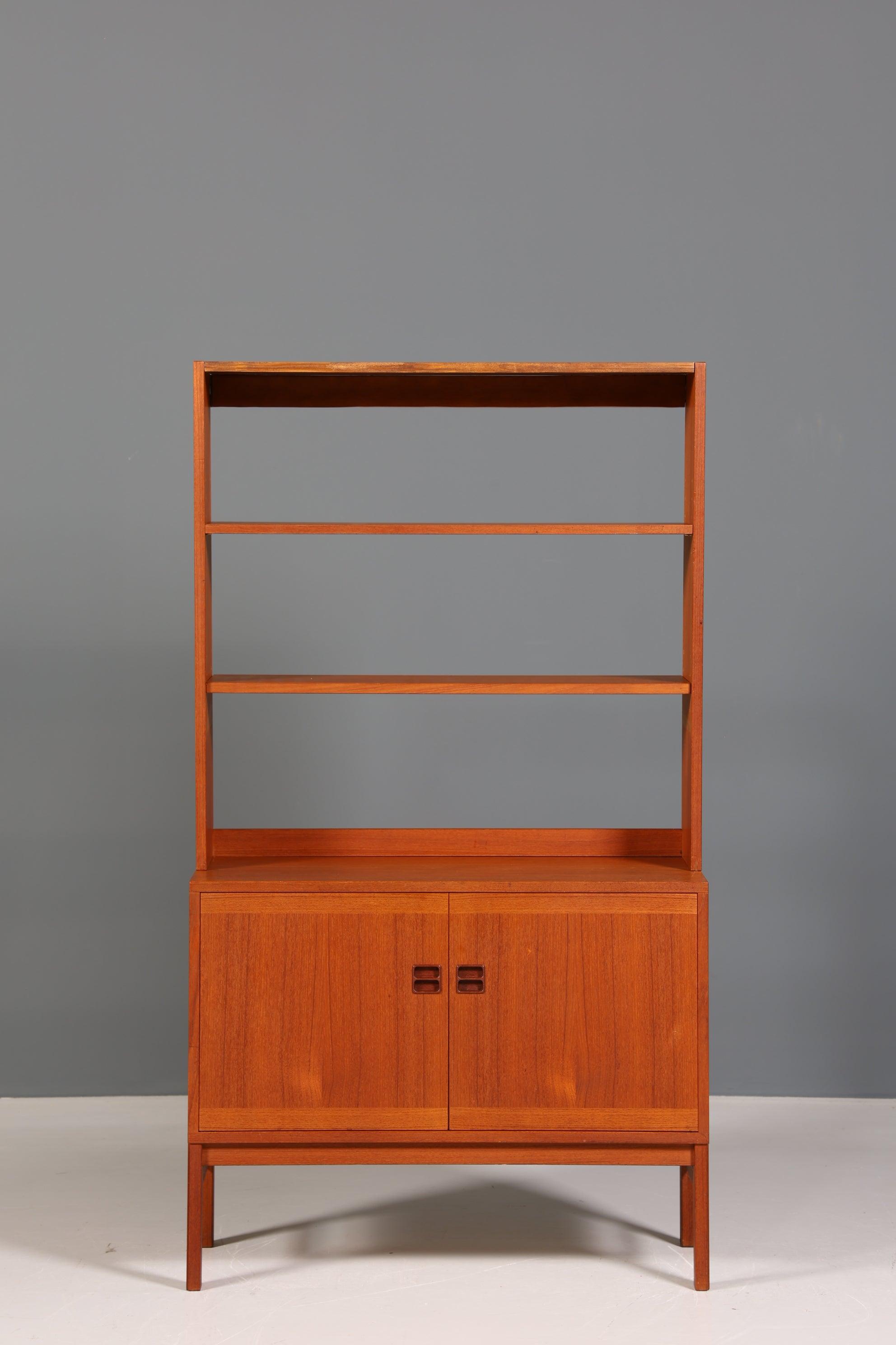 Fantastic Mid Century Shelf &quot;Made in Denmark&quot; Teak Wood Bookcase Cabinet