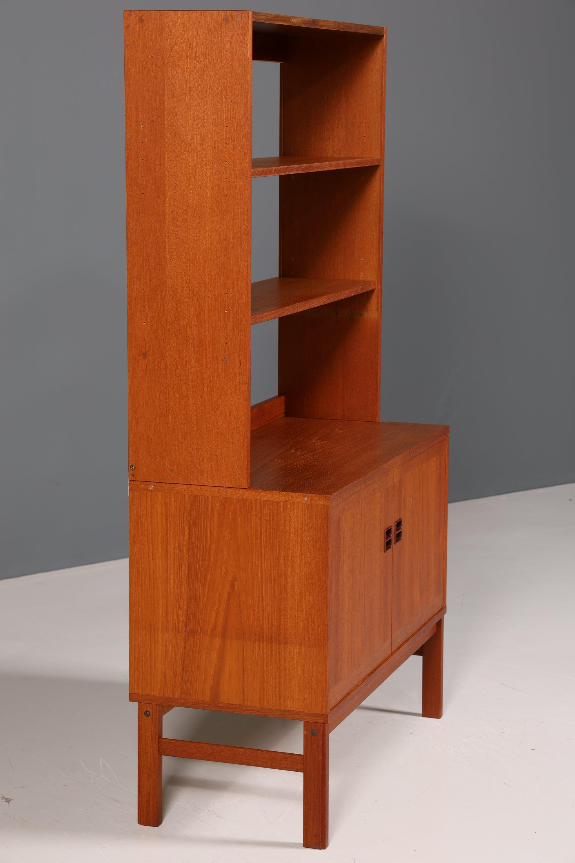 Fantastic Mid Century Shelf &quot;Made in Denmark&quot; Teak Wood Bookcase Cabinet