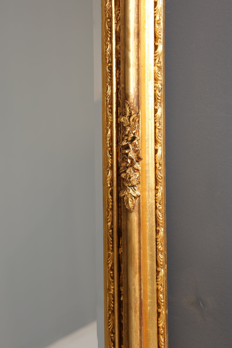 Traumhafter Prunk Barock Stil Wandspiegel Ornamenten Gold Flur Spiegel