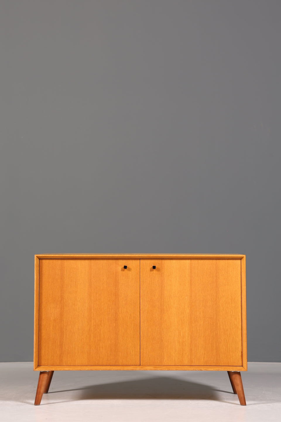 Schlichte Mid Century Kommode Vintage Schrank 60er Jahre Sideboard Flurkommode