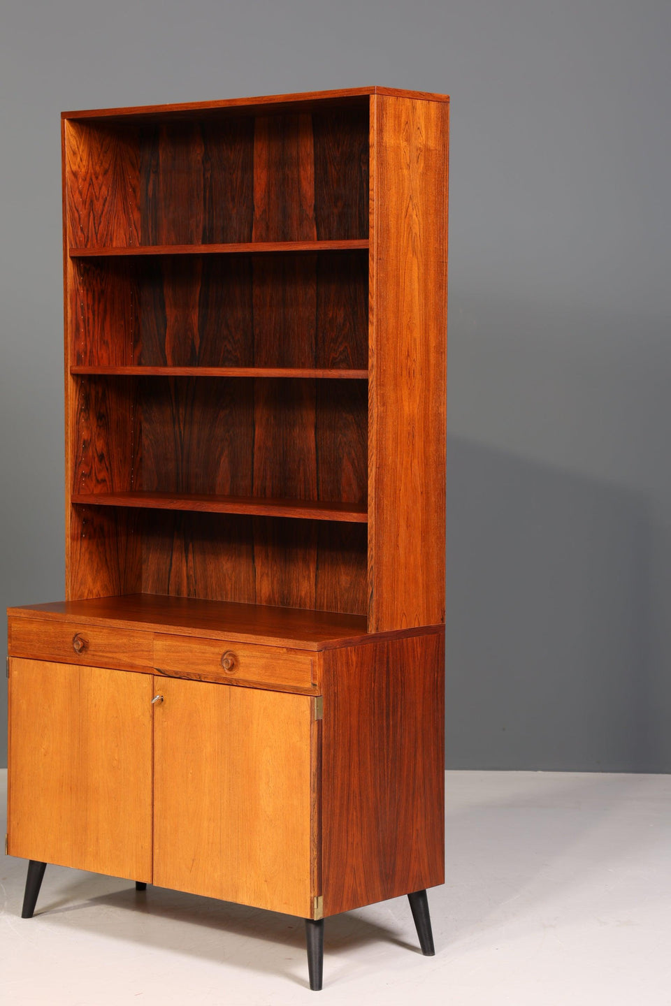 Original Bodafors "Bertil Fridhagen" shelf rosewood wood cabinet bookcase chest of drawers bookcase 60s 1 of 2