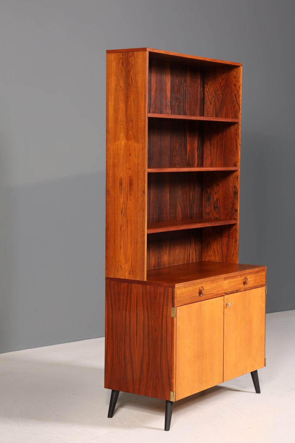 Original Bodafors "Bertil Fridhagen" shelf rosewood wood cabinet bookcase chest of drawers bookcase 60s 1 of 2