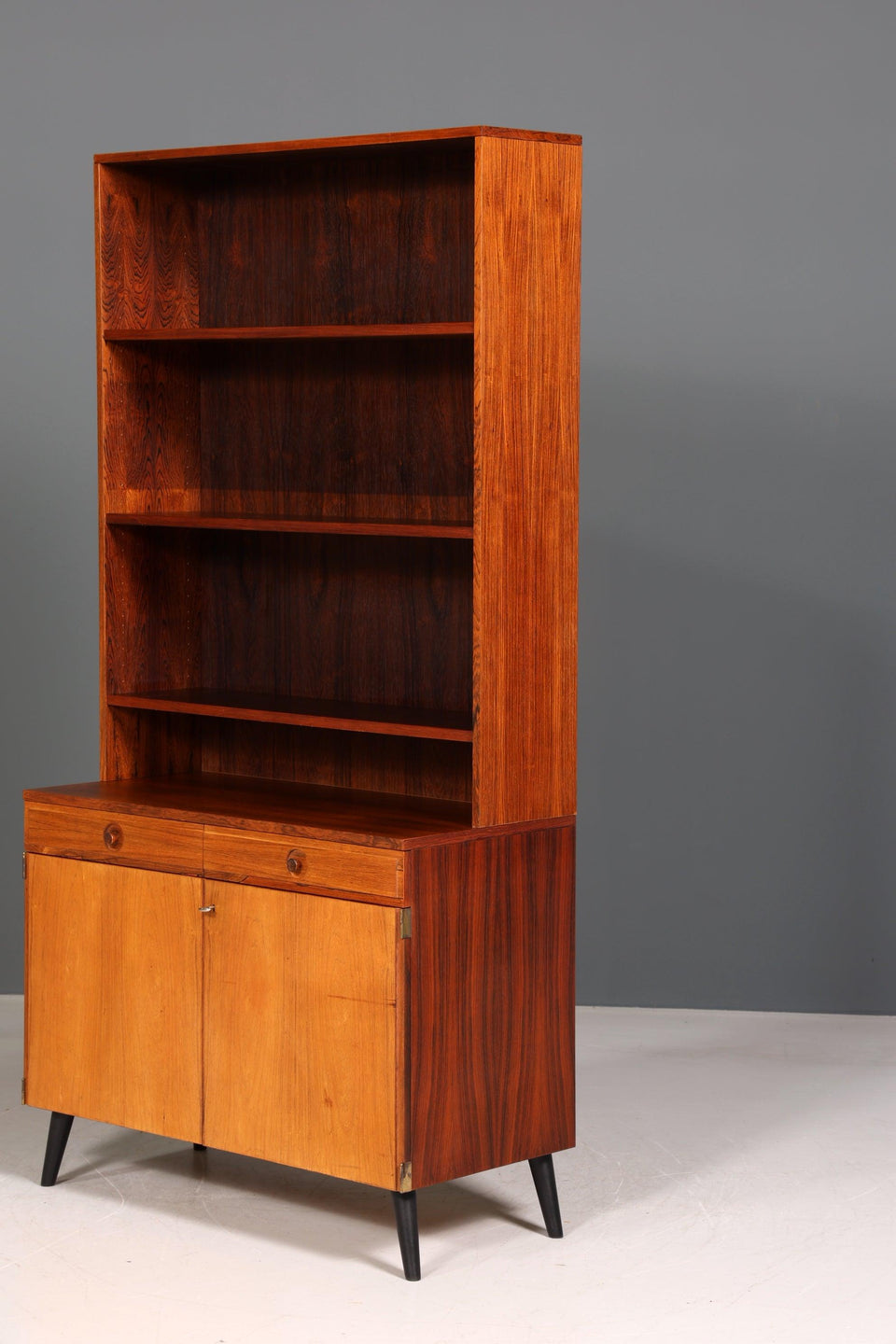 Original Bodafors "Bertil Fridhagen" shelf rosewood wood cabinet bookcase chest of drawers bookcase 60s 2 of 2