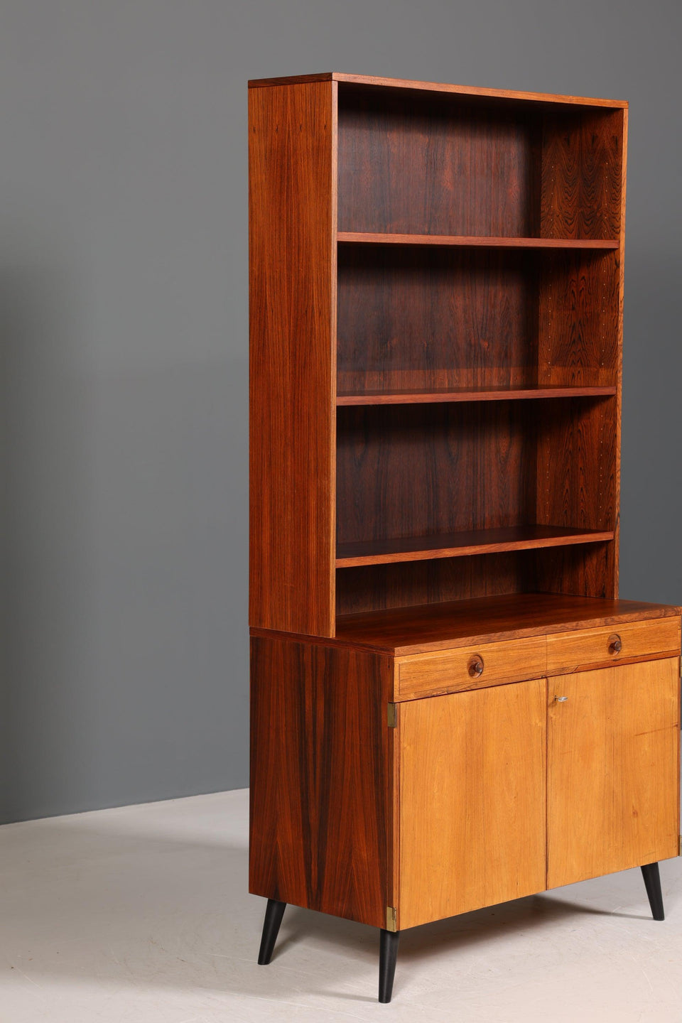 Original Bodafors "Bertil Fridhagen" shelf rosewood wood cabinet bookcase chest of drawers bookcase 60s 2 of 2