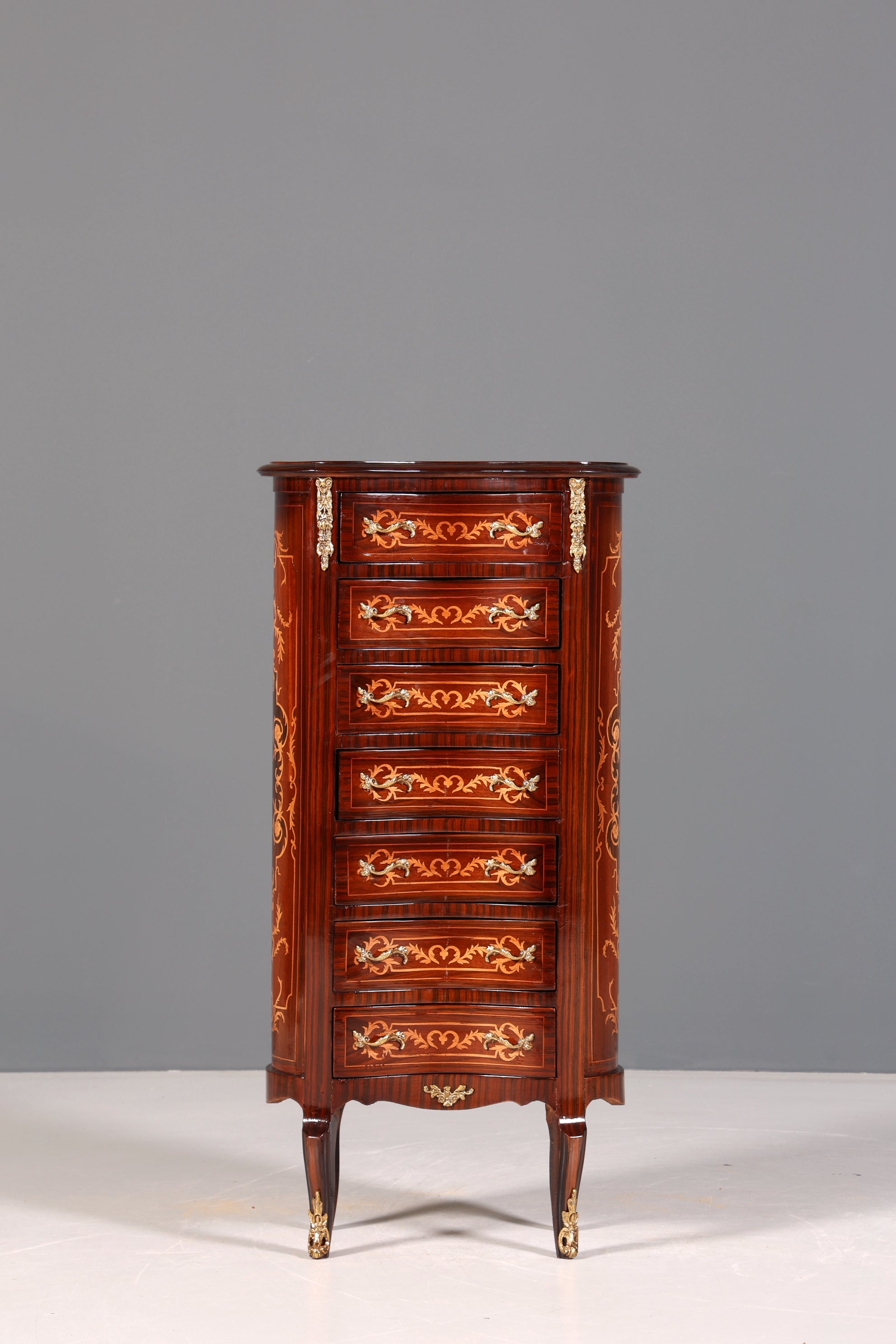 Wunderschöne Barock Louis XV Highboard Kommode Vertiko Schubladenkommode