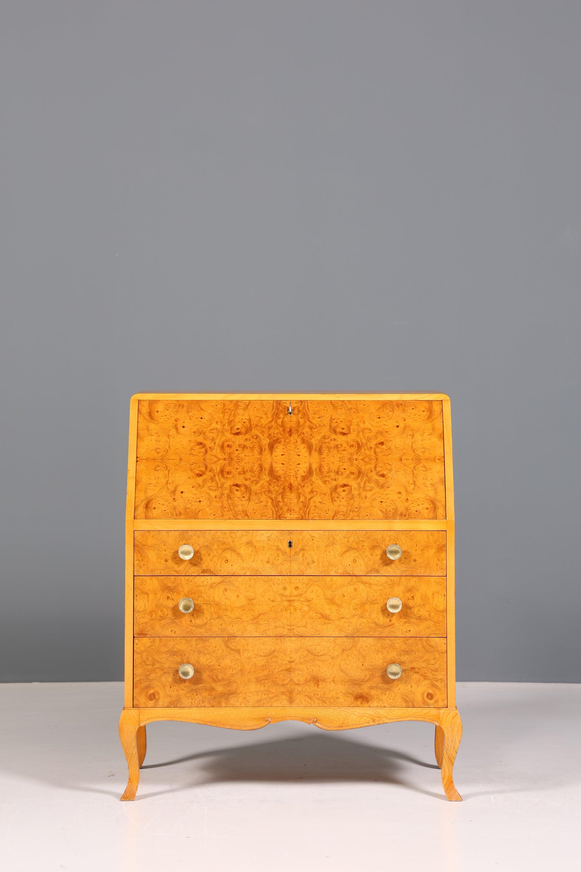 Dreamlike secretary around 1930 office chest of drawers cherry wood desk office chest of drawers