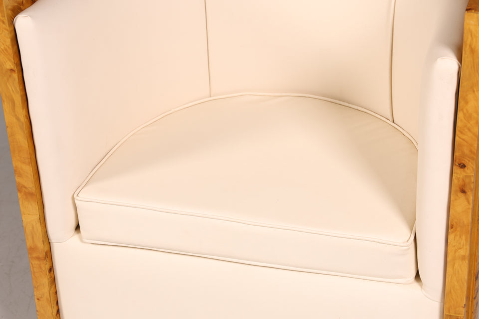 Wunderschöner Art Deco Design Clubsessel Birke Sessel Armlehnsessel 2 von 2