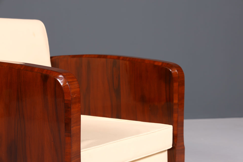 Wunderschöner Art Deco Design Sessel Clubsessel Armlehnsessel 2 von 2