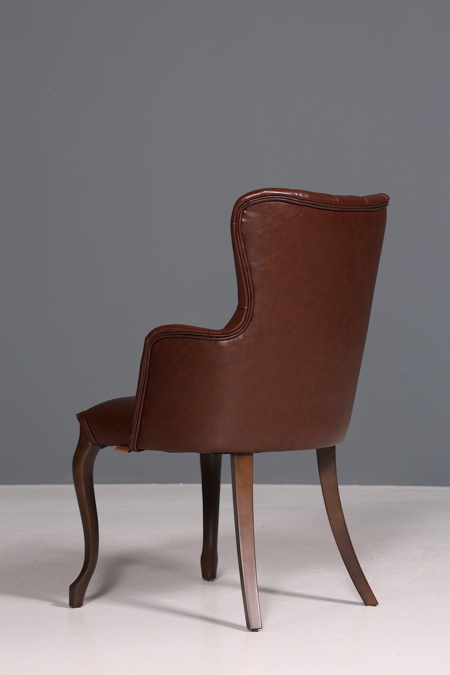 Noble Chesterfield style armchair &quot;Manila Brown&quot; dining room chair kitchen chair secretary chair 