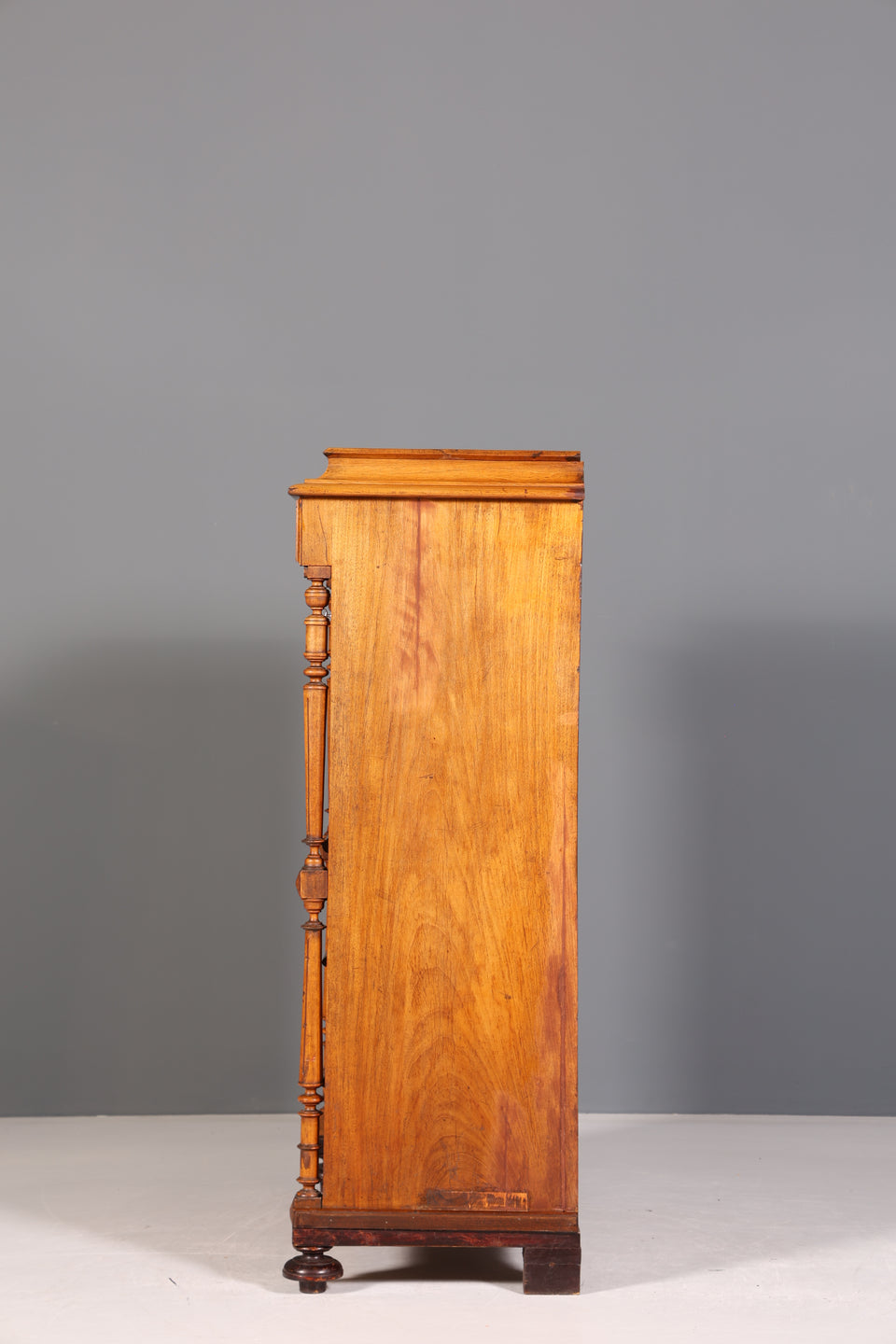 Stilvoller Gründerzeit Sekretär Vertiko Highboard Louis Philippe Kommode Schrank um 1880