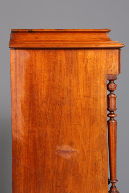 Stilvoller Gründerzeit Sekretär Vertiko Highboard Louis Philippe Kommode Schrank um 1880