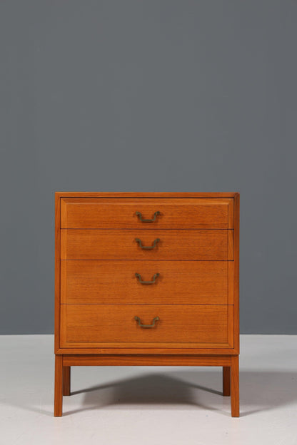 Beautiful Mid Century chest of drawers &quot;Made in Sweden&quot; teak wood chest of drawers hallway chest of drawers bedside table