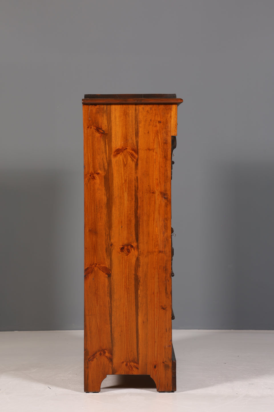 Edler Gründerzeit Sekretär Vertiko Nussbaum Jugendstil Highboard Louis Philippe Kommode um 1880