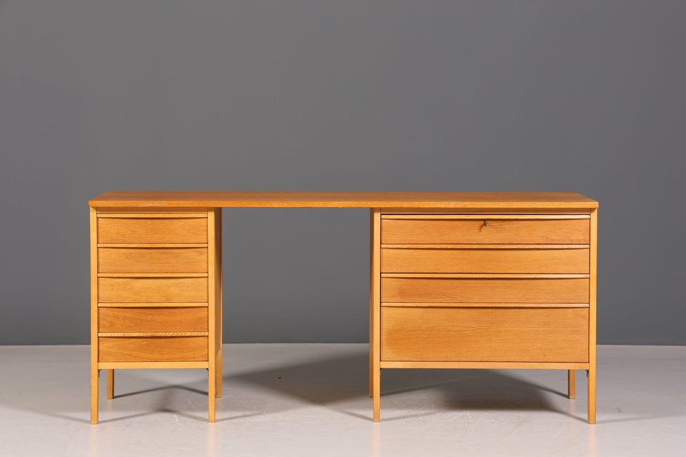 Beautiful Mid Century Desk Danish Design Real Wood Office Desk